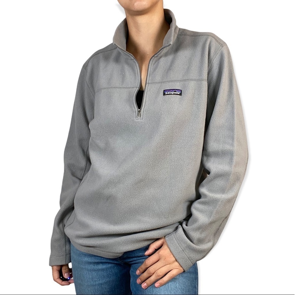 Patagonia quarter zip fleece sweater